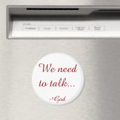 Wir müssen GOD sprechen Magnet (In Situ (Geschirrspüler))