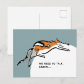 Wir müssen reden... postkarte (Vorne/Hinten)