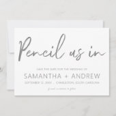 Wir müssen Save the Date einladen (Vorderseite)