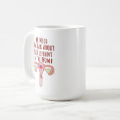 Wir müssen über den Elefanten in der Frau sprechen Kaffeetasse (Vorderseite Links)