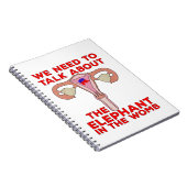 Wir müssen über den Elefanten in der Frau sprechen Notizblock (Rechte Seite)