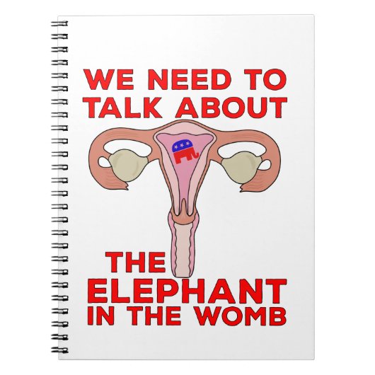 Wir müssen über den Elefanten in der Frau sprechen Notizblock (Vorderseite)