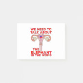 Wir müssen über den Elefanten in der Frau sprechen Post-it Klebezettel (Vorderseite)