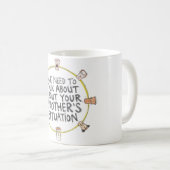 Wir müssen über die Situation Ihres Bruders sprech Kaffeetasse (VorderseiteRechts)