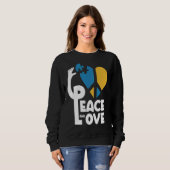 Wir müssen über Frieden sprechen Sweatshirt (Vorne ganz)