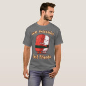 Wir musubi besten Freunde Vintag T-Shirt (Vorne ganz)