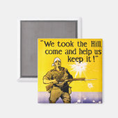 Wir nahmen den Hügel Magnet (Vorderseite/Rückseite)