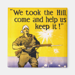 Wir nahmen den Hügel Magnet