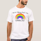 Wir nehmen den Regenbogen mit Bibelverse zurück T-Shirt (Vorderseite)