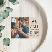 Wir nennen Dibs Funny Wedding Save The Date