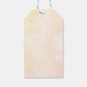 Wir packen Flaschen Babydusche Tag Geschenkanhänger (Rückseite)