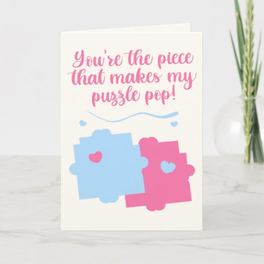 Wir passen perfekt zusammen feiertagskarte (Vorderseite)