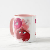 Wir passen perfekt zusammen mit dem romantischen V Tasse (Vorderseite Links)