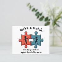 Wir passen zusammen: Perfektes Puzzleteil Liebe