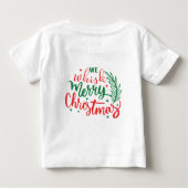 Wir pfeifen frohe Weihnachten Baby T-shirt (Rückseite)