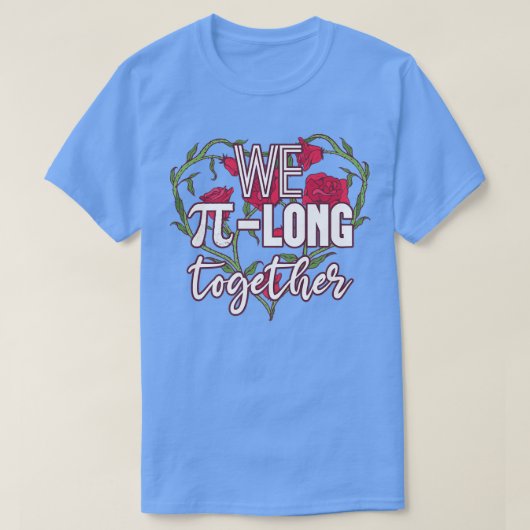 Wir pi long together Mathematik Science Premium T-Shirt (Design vorne)