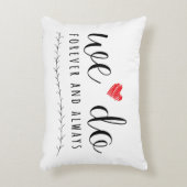 Wir Pillow Zierkissen (Vorderseite(Vertikal))