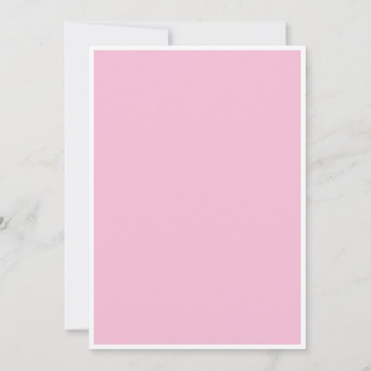 Wir poppen Flaschen Pink Girl Babydusche Einladung (Rückseite)