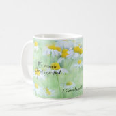 Wir predigen Christus gekreuzigt. - 1 Korinther 1: Kaffeetasse (Vorderseite Links)