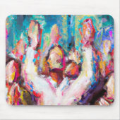 Wir preisen dich Abstract Mousepad (Vorne)