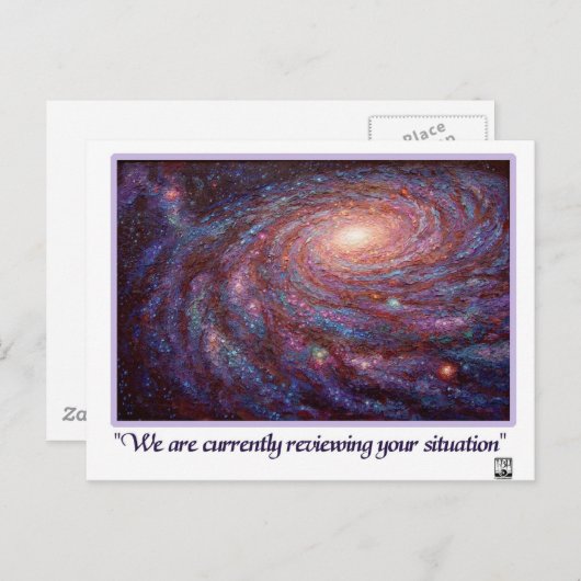 Wir prüfen derzeit Ihre Situation Postkarte (Vorne/Hinten)