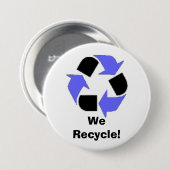Wir recyceln! button (Vorne & Hinten)