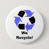 Wir recyceln! button (Vorderseite)
