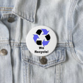 Wir recyceln! button (Beispiel)