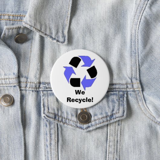 Wir recyceln! button (Beispiel)