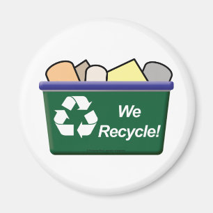 Wir Recycelte! Magnet