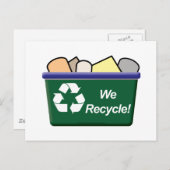 Wir Recycelte! Postkarte (Vorne/Hinten)