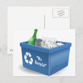 Wir Recycelte Postkarte (Vorne/Hinten)