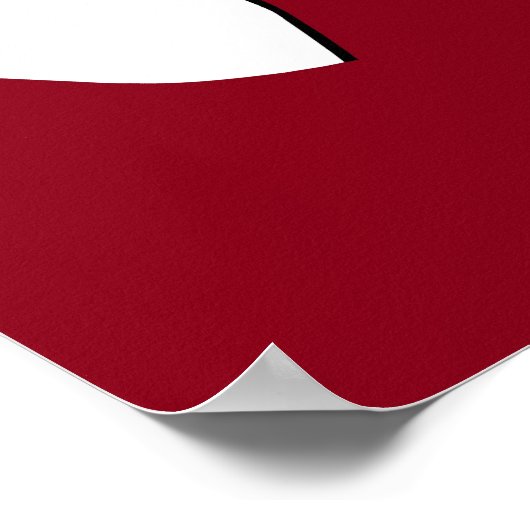 Wir reden hier mit unseren Händen Poster (Ecke)