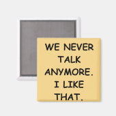 wir reden nie magnet (Vorderseite/Rückseite)