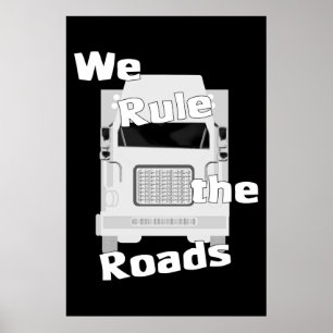Wir regieren die Straßen (Semi) dunkles Poster