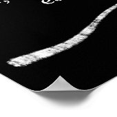 Wir reisen nicht um zu entkommen - Kunstdruck Poster (Ecke)