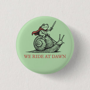 Wir reiten bei Morgengrauen Frosch reitet Schnecke Button