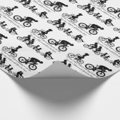 WIR REITEN EIN FAHRRAD GESCHENKPAPIER (Ecke)