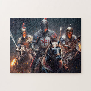 Wir reiten nach Mitternacht Illustration Puzzle