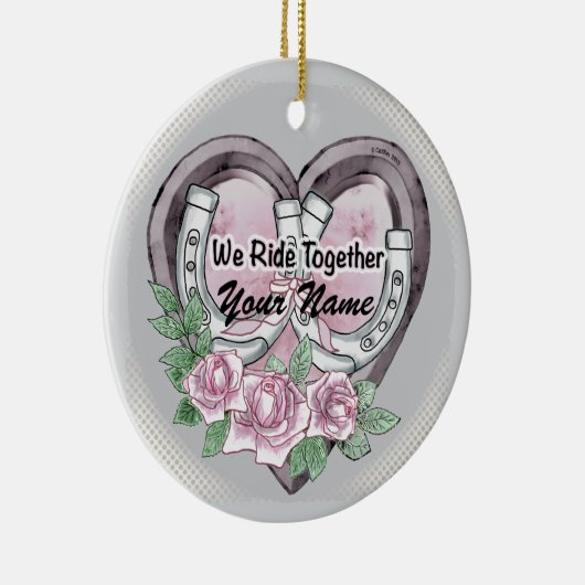 wir reiten zusammen Ziergegenstände Keramik Ornament (Rechts)