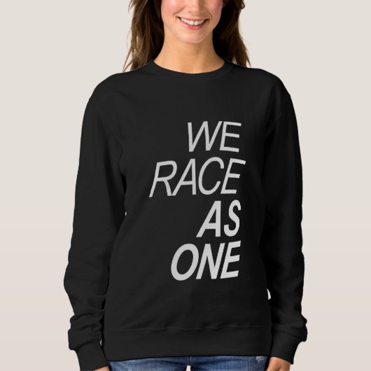 Wir rennen als eins 2020 sweatshirt (Vorderseite)