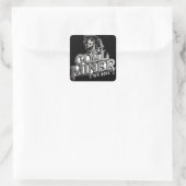 WIR ROCK QUADRATISCHER AUFKLEBER (Tasche)