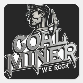 WIR ROCK QUADRATISCHER AUFKLEBER