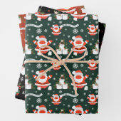 Wir rollten mit ihm! Fun Santa Mask & Toilettenpap Geschenkpapier Set (Beispiel)