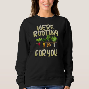 Wir rutschen für euch lustige Root Vegetables Pull Sweatshirt