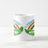 Wir sagen Gay Rainbow Pride Kaffeetasse (Mittel)