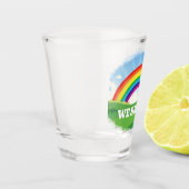 Wir sagen Gay Rainbow Pride Schnapsglas (Links)