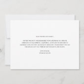 Wir sagten ja Foto Hochzeit Elopement Ankündigung (Rückseite)