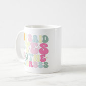 Wir sagten ja zu der Adresse Hausbesitzer Funny Gr Kaffeetasse (Vorderseite Links)