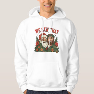Wir sahen diesen lustigen Weihnachts-Santa-Jesus Hoodie